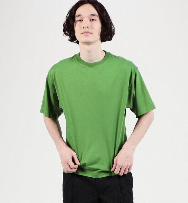 CABaN「CABaN コットン ドロップショルダークルーネックプルオーバー」|Tシャツ・カットソー|