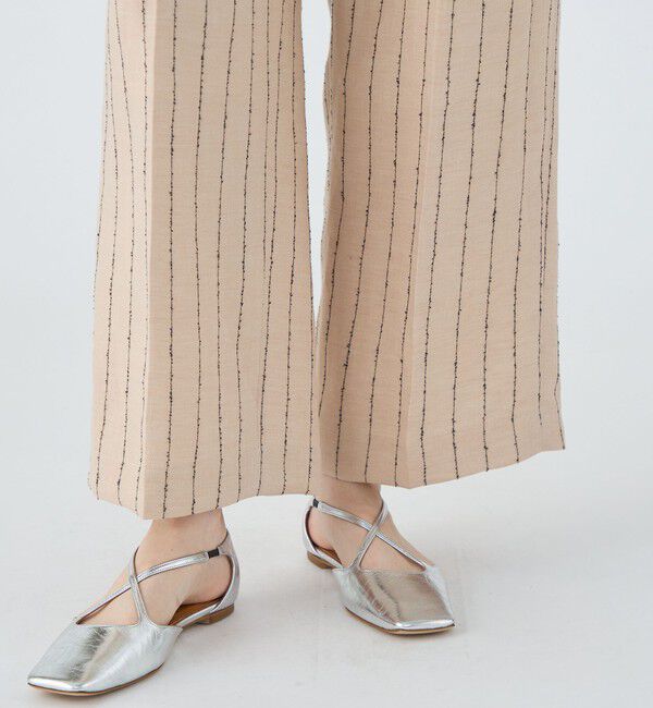 MACPHEE「ダブルカバーリネン タックワイドパンツ」|その他|