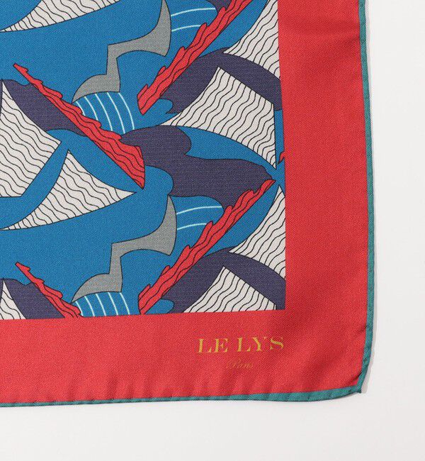TOMORROWLAND GOODS「LE LYS シルクプリントスカーフ」|バンダナ・スカーフ|