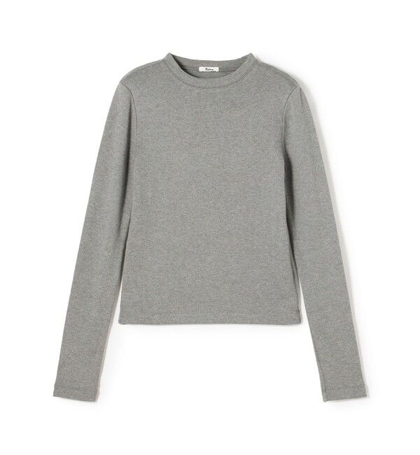 Edition「コットンモダールフライス  ロングスリーブトップス」|Tシャツ・カットソー|13 グレー