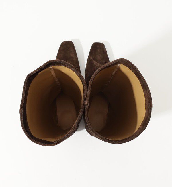 TOMORROWLAND GOODS「FABIO RUSCONI VELOUR ロングブーツ」|ロングブーツ|