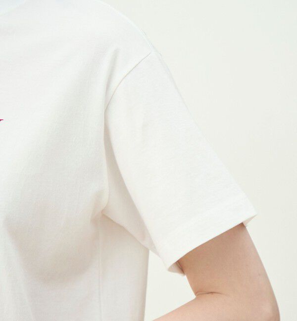 MACPHEE「コットンロゴプリント Tシャツ」|Tシャツ・カットソー|