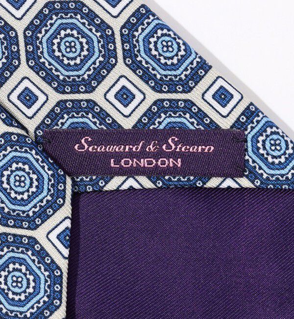 TOMORROWLAND GOODS「Seaward＆Stearn シルクプリント小紋柄ネクタイ」|ネクタイ・蝶ネクタイ|