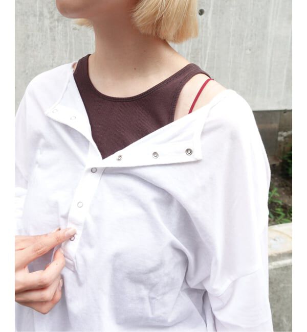EMILYWEEK「《追加3》2WAYスナッププルオーバー」|Tシャツ・カットソー|