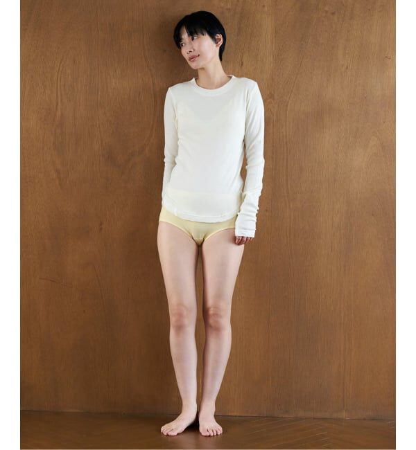 EMILYWEEK「《追加2》コットンカシミヤ テレコクループルオーバー」|Tシャツ・カットソー|