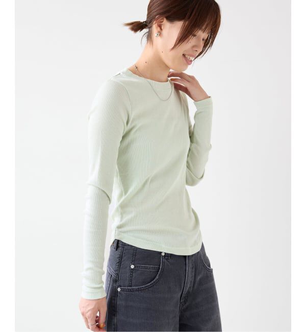 EMILYWEEK「《追加2》コットンカシミヤ テレコクループルオーバー」|Tシャツ・カットソー|