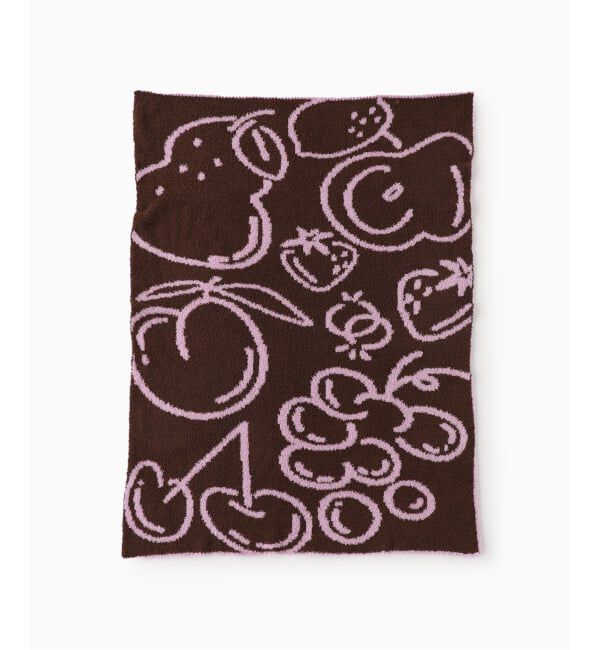 journal standard Furniture「《予約》CHENILLE YARN FRUITS BLANKET S　ブランケット」|ブランケット|