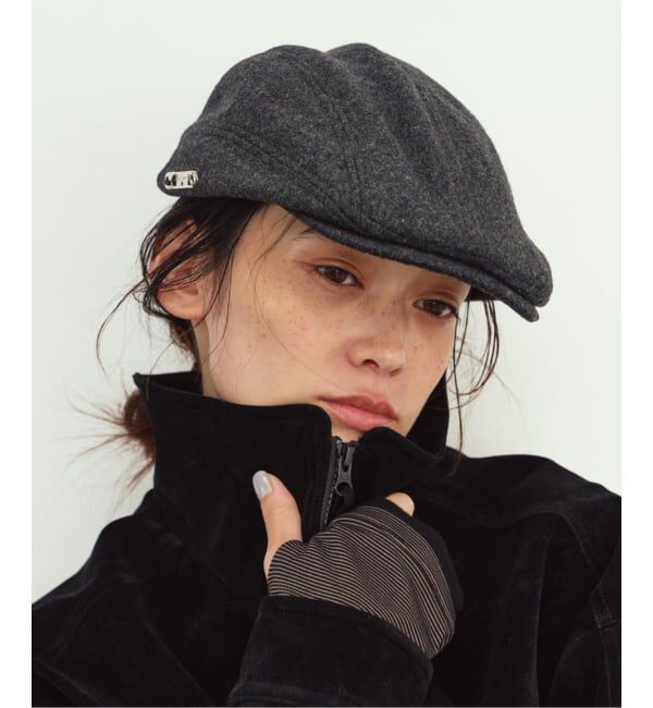 JOINT WORKS「Knuth Marf / クヌースマーフ wool hunting cap」|ハンチング・ベレー帽|ブラック