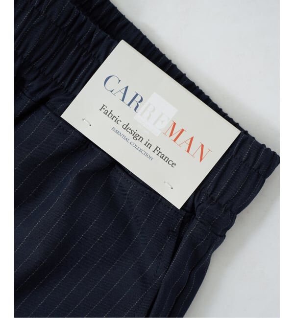 EDIFICE「CARREMAN（キャリーマン）FRENCH FABRIC イージー パンツ」|スラックス|