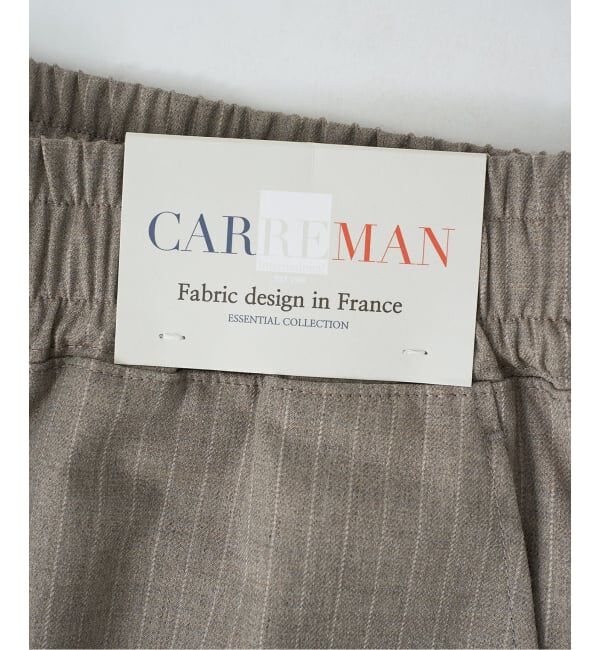 EDIFICE「CARREMAN（キャリーマン）FRENCH FABRIC イージー パンツ」|スラックス|
