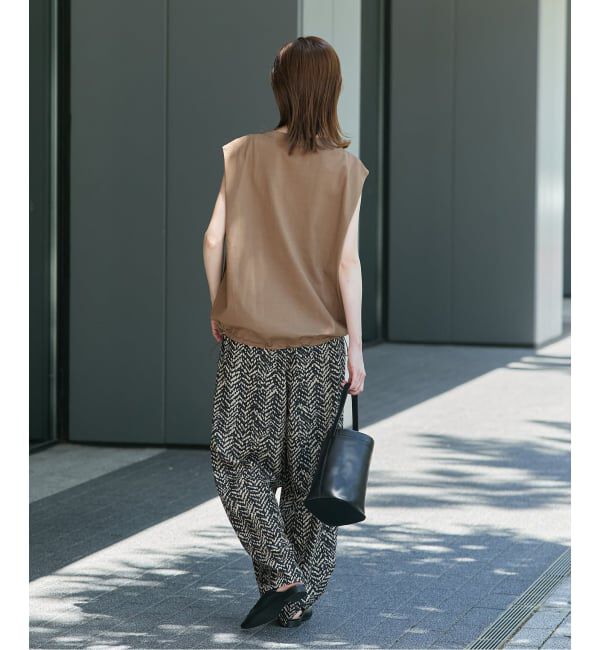 JOURNAL STANDARD「《追加》シャーリングノースリーブＴシャツ」|Tシャツ・カットソー|