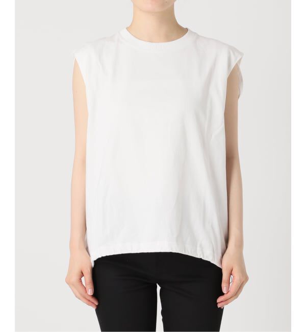 JOURNAL STANDARD「《追加》シャーリングノースリーブＴシャツ」|Tシャツ・カットソー|