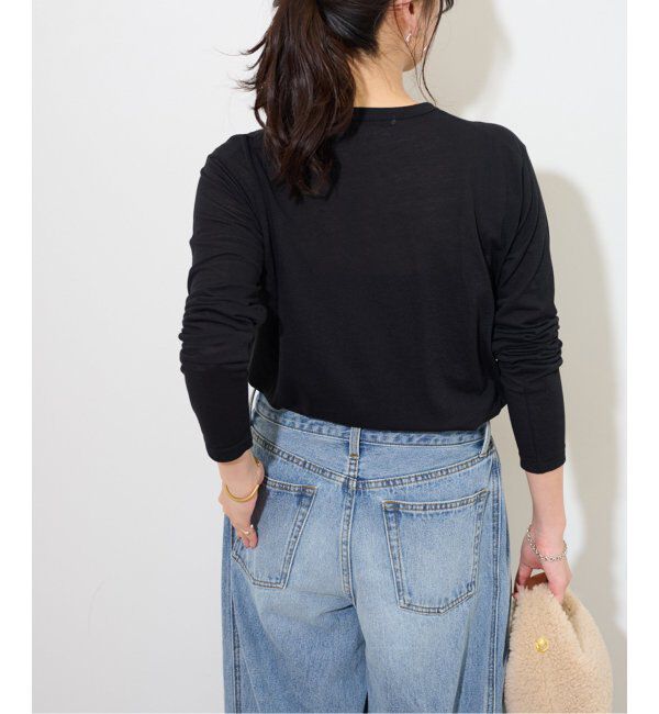 JOURNAL STANDARD relume「《追加3 / 新色》シアークルーネックロングTシャツ」|Tシャツ・カットソー|