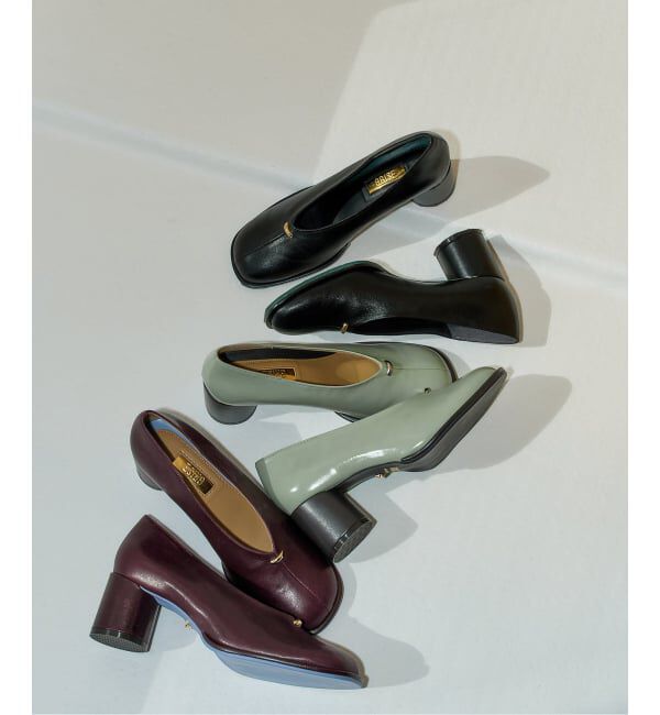 GRISE「《追加 / WEB+一部店舗限定》GRISE6cmレザーオブリークハイバンプパンプス」|パンプス|