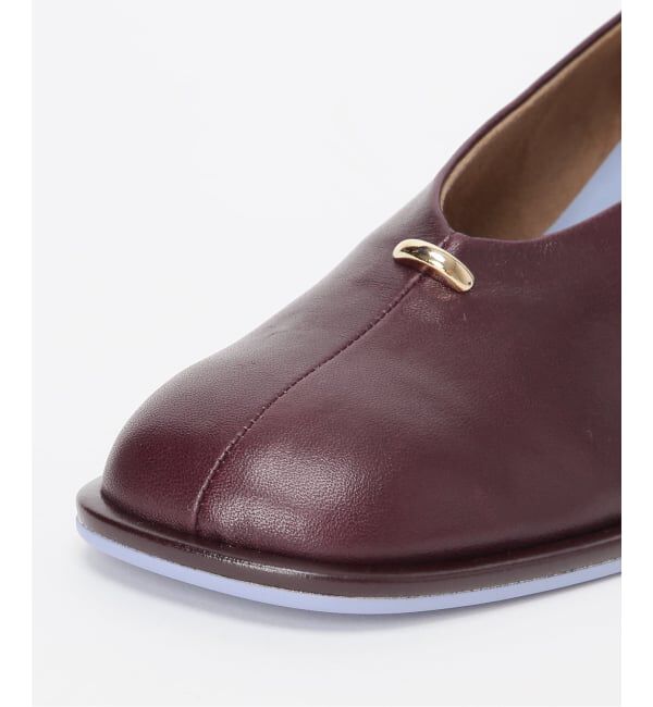 GRISE「《追加 / WEB+一部店舗限定》GRISE6cmレザーオブリークハイバンプパンプス」|パンプス|