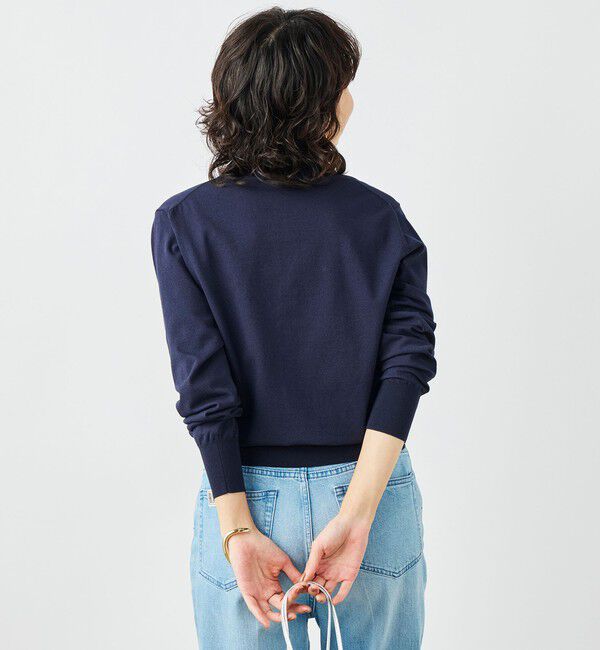 NOLLEY'S「《手洗い可能》コットンテックスポロニット」|ニット・セーター|