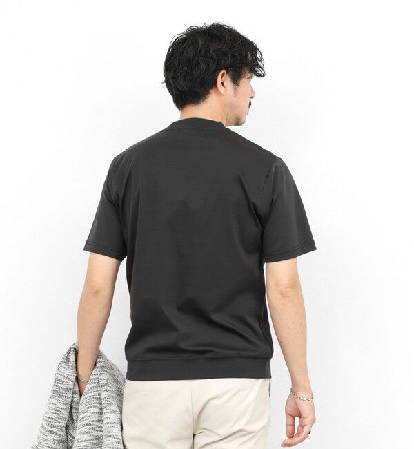 NOLLEY'S goodman「《ビジカジ対応》シルケットスムース VネックドレスTシャツ 26SS」|Tシャツ・カットソー|