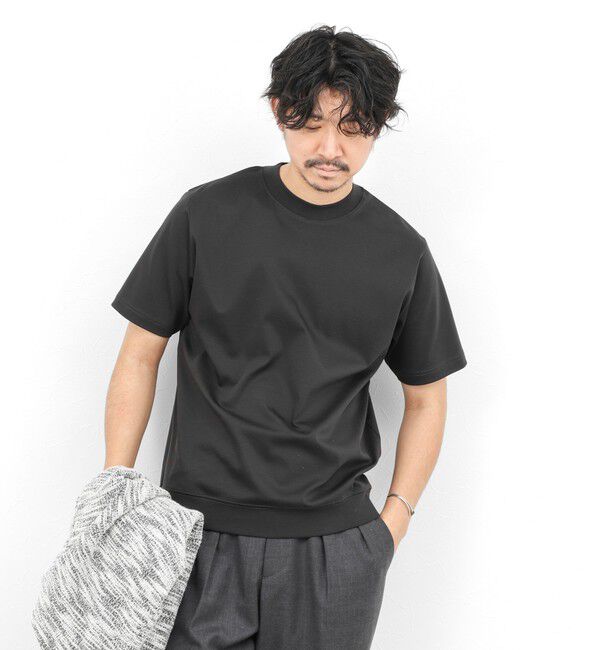 NOLLEY'S goodman「《ビジカジ対応》シルケットスムース クルーネックドレスTシャツ 26SS」|Tシャツ・カットソー|