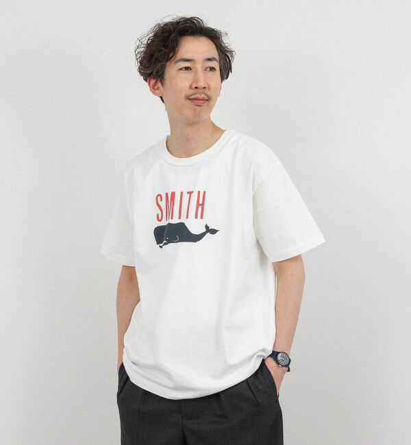 NOLLEY'S goodman「【BARNS OUTFITTERS】別注 SMITH プリントTシャツ 26SS」|Tシャツ・カットソー|
