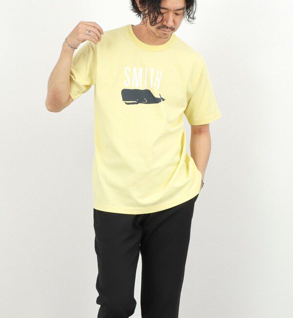 NOLLEY'S goodman「【BARNS OUTFITTERS】別注 SMITH プリントTシャツ 26SS」|Tシャツ・カットソー|