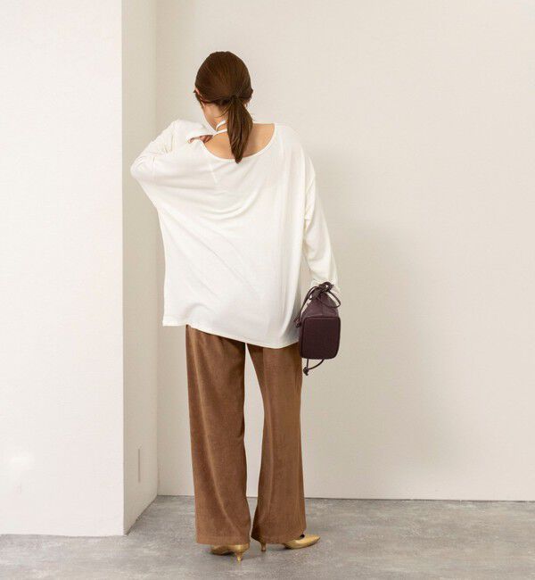NOLLEY'S「【WEB限定】ウォッシャブルチョーカーカットソー」|Tシャツ・カットソー|
