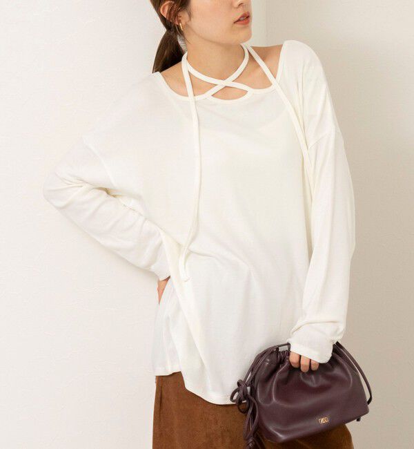 NOLLEY'S「【WEB限定】ウォッシャブルチョーカーカットソー」|Tシャツ・カットソー|