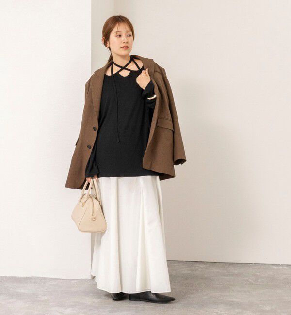NOLLEY'S「【WEB限定】ウォッシャブルチョーカーカットソー」|Tシャツ・カットソー|