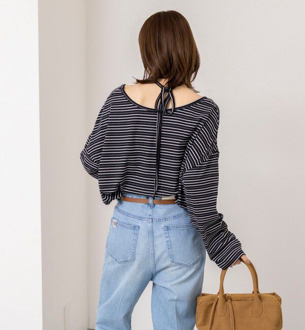 NOLLEY'S「【WEB限定】ウォッシャブルチョーカーカットソー」|Tシャツ・カットソー|