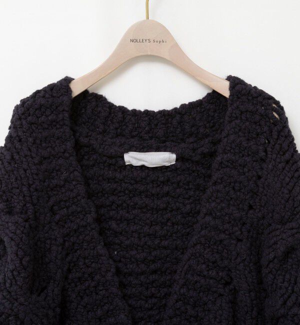 NOLLEY'S sophi「【IRONING/アイロニング】cable rough cardigan」|カーディガン|
