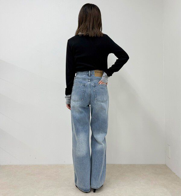 fredy emue「【待望の新色＆サイズ展開追加／@sora_522m企画】BASIC STRAIGHT DENIM」|デニム|