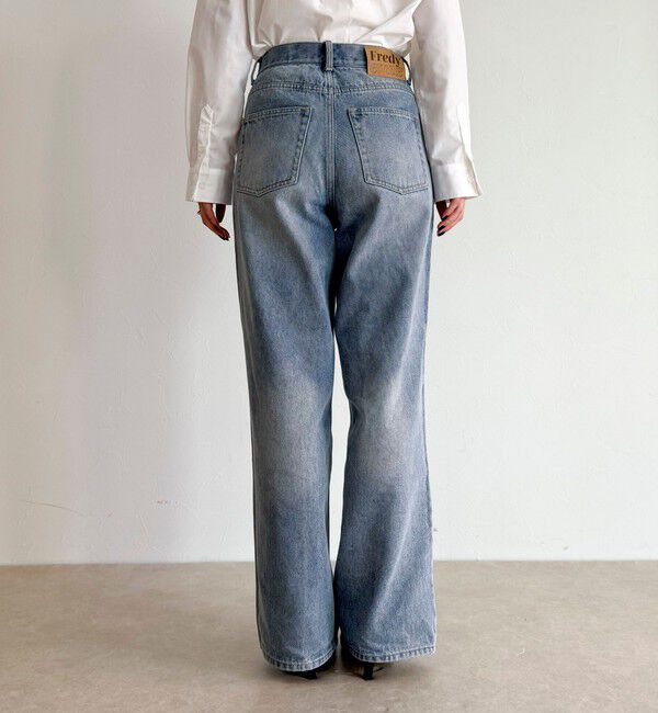 fredy emue「【待望の新色＆サイズ展開追加／@sora_522m企画】BASIC STRAIGHT DENIM」|デニム|