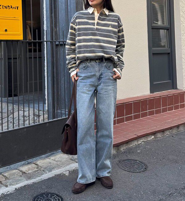 fredy emue「【待望の新色＆サイズ展開追加／@sora_522m企画】BASIC STRAIGHT DENIM」|デニム|