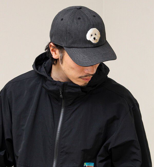 GLOSTER「【カラー追加して再登場】WASHED DOG embroidery CAP」|キャップ・キャスケット|