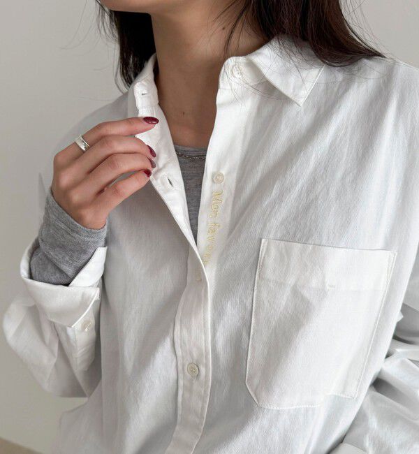 fredy emue「COTTON BASIC シャツ」|シャツ・ブラウス|