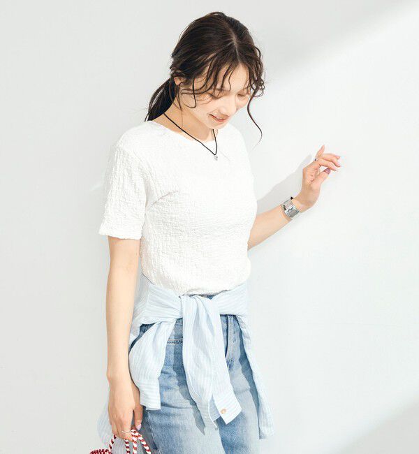 fredy emue「ぽこぽこ2WAYスリットプルオーバー」|Tシャツ・カットソー|