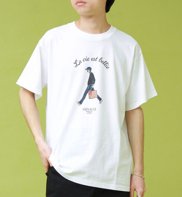 GLOSTER「【GEVACO/ゲバコ】プリントＴシャツ」|Tシャツ・カットソー|