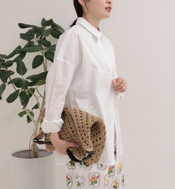 fredy emue「汗染み軽減加工COTTONオーバーシャツ」|シャツ・ブラウス|