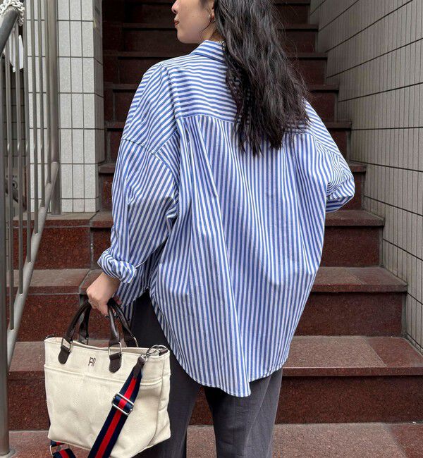 fredy emue「汗染み軽減加工COTTONオーバーシャツ」|シャツ・ブラウス|