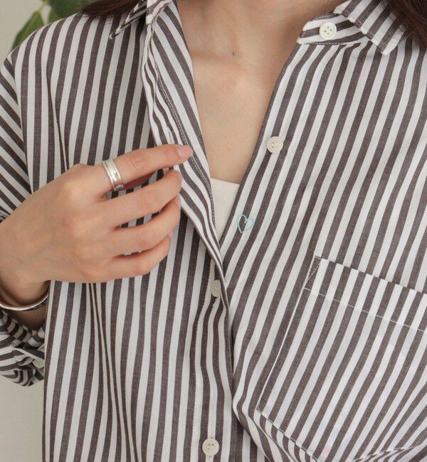 fredy emue「汗染み軽減加工COTTONオーバーシャツ」|シャツ・ブラウス|
