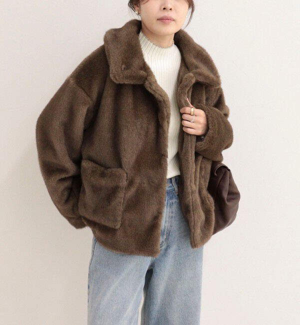 fredy emue「フェイクミンクファーコート」|その他|