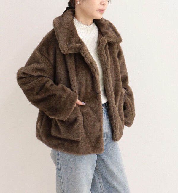 fredy emue「フェイクミンクファーコート」|その他|