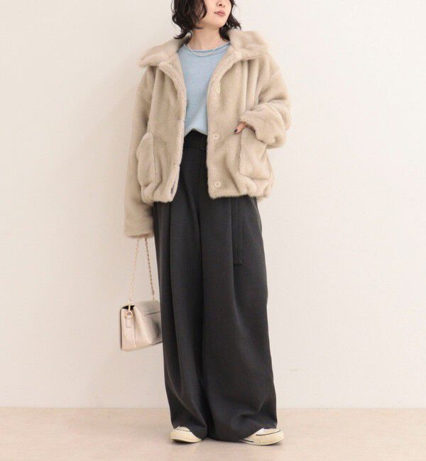 fredy emue「フェイクミンクファーコート」|その他|