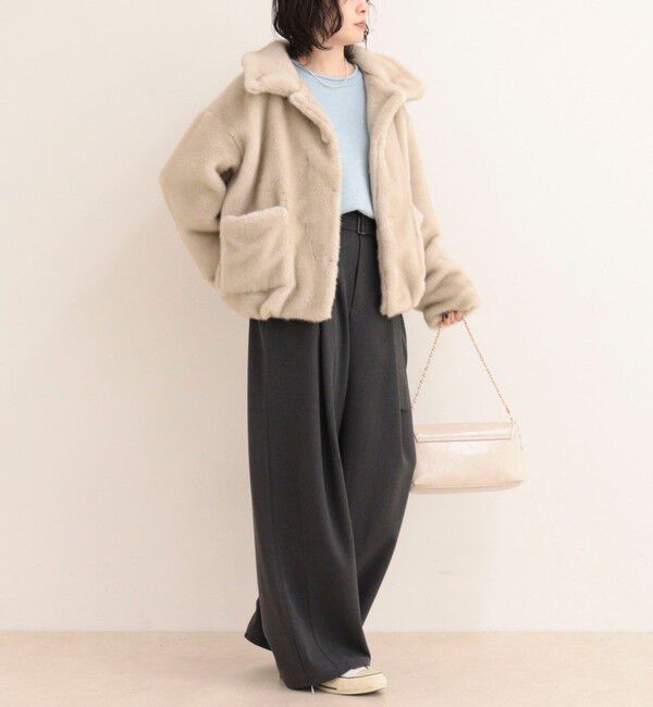 fredy emue「フェイクミンクファーコート」|その他|