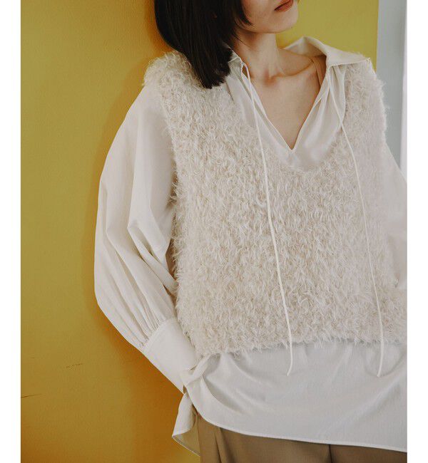 SALON adam et rope'「シアーコットンヴィンテージブラウス」|シャツ・ブラウス|キナリ(16)