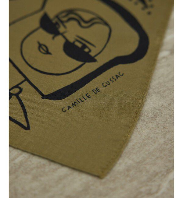 SALON adam et rope'「【Camille de Cussac for SALON】アートシルクスカーフ」|バンダナ・スカーフ|