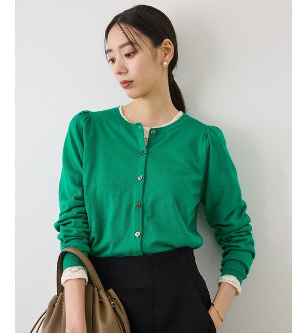 ROPE「【J'aDoRe・ルミネ限定カラー】フラワーレースベーシックカットソー/イージーケア」|Tシャツ・カットソー|