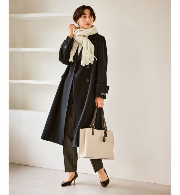 Rope&rsquo;Picnic「JAPAN FABRIC ダブルチェスターコート/一部WEB限定カラー」|チェスターコート|