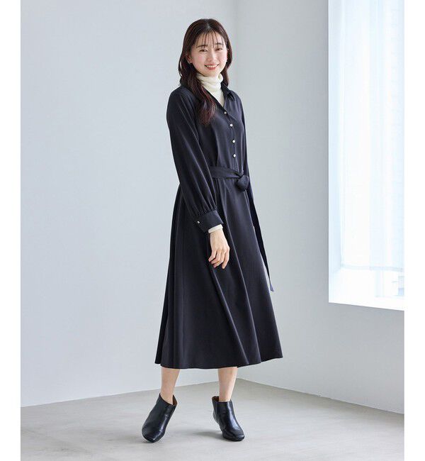 Rope&rsquo;Picnic「リボンシャツワンピース」|ワンピース|