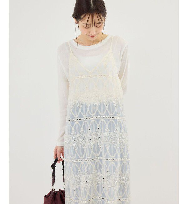 Rope&rsquo;Picnic「レースキャミワンピース」|ワンピース|