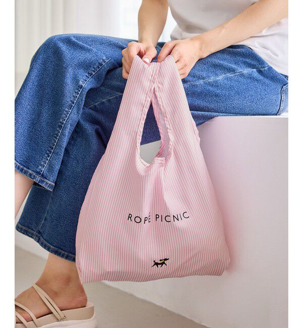 ROPE PICNIC PASSAGE「PICNIC DOGシリーズ 折りたたみトートエコバッグ/収納袋・カラビナ付き」|エコバッグ|